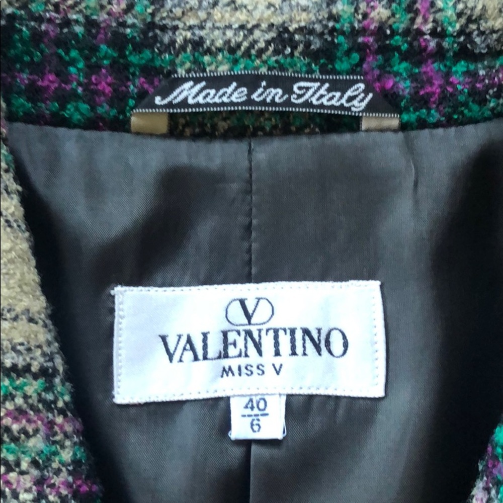Valentino Plaid Top